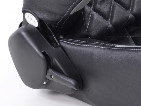 Set of 2 Las Vegas Backpacks Black/Gray Gray Stitching