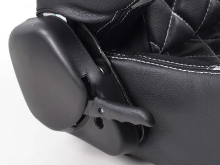 Conjunto 2 Backets Las Vegas Napa Preto / Cinza Costura Cinza
