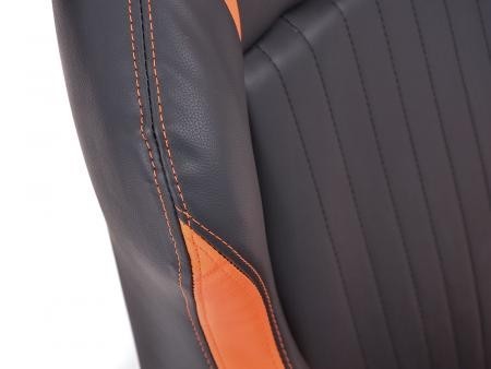 Set of 2 Frankfurt Napa Backpacks Black / Orange