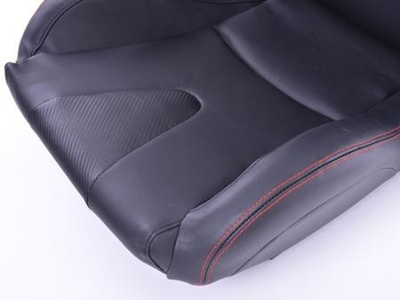 Conjunto 2 Backets Stuttgart Napa Preto Carbon Look