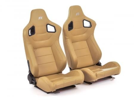 Set of 2 Stuttgart Napa Beige Backpacks