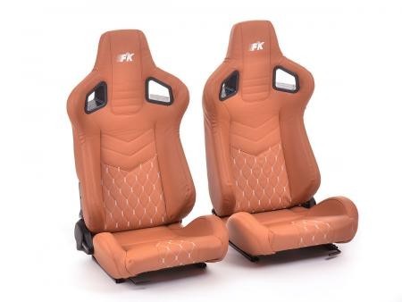 Set of 2 Stuttgart Backpacks Napa Brown / Grey