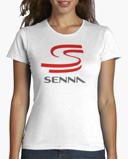 T-shirt Ayrton Senna Branco